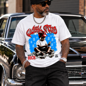 Global Grind Club – Born To Rich Tee